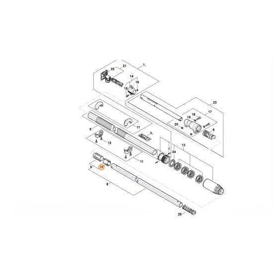 STIHL  Pierścień dystansowy 4182 711 9822
